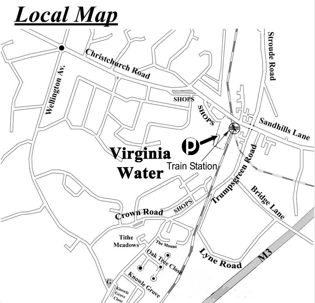 Map showing our location